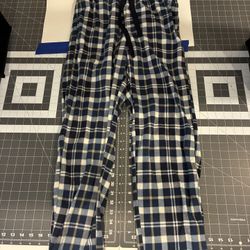 Black And Blue Pajama Pants