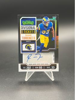 2023 Panini Contenders - Rookie Ticket Rashad Torrence II #192 Divisional Ticket