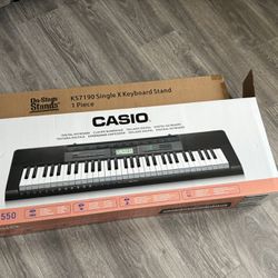 Casio Digital Keyboard with stand