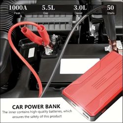 Jump starter for cars light trucks power bank new