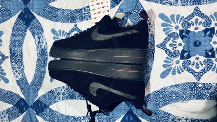 Nike Air Force 1 Low - Black/Red