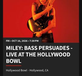 Miley Cyrus concert Friday night 10/16