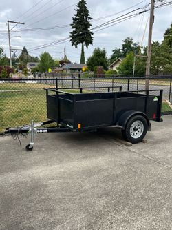 5 x 8 utility trailer with ramps