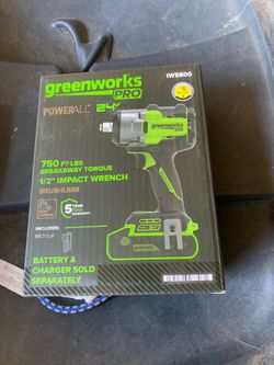 Green works 1/2 inch impact wrenc h