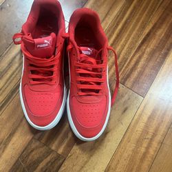 Puma Caven 380810-19 Red/White – Men’s Size 10.5 – Lightly Worn – No Box