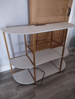 Brand new Ashley organizer wood and metal 48x36x16