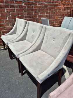 SUADE DINING CHAIRS