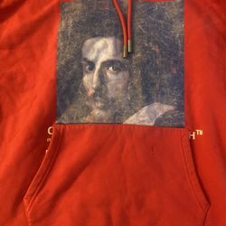 Off white business casual hoodie sale