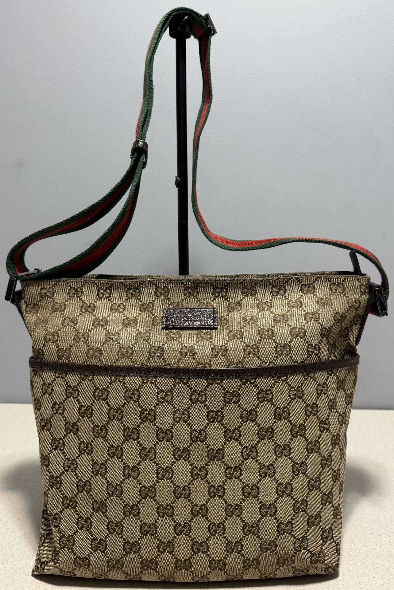 Gucci GG Canvas Web Crossbody Bag