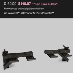 Titan Dumbell Power Rack holder  Good For Any 3x3 Rack With 1" Holes Or 5/8 