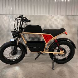 1500/2000 Watt Electric Bike w/Center Basket, 38mph, Full Suspension, Hydraulic Brakes