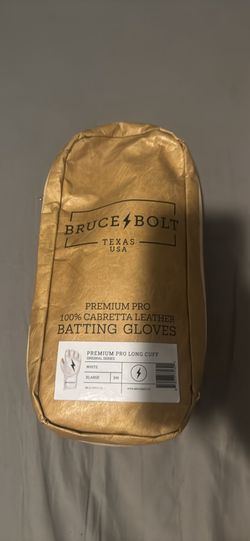 Bruce bolt batting gloves size XL worn twice