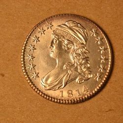 1814 Bust Half Dollar- Choice BU
