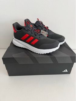 Size 5 youth unisex. New Adidas Cloudfoam running sneakers black and red colors. New nevered used in perfect conditions. Cash Only located in Torrance