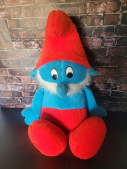 Vintage Papa Smurf 45" Plush