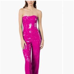 Hot Pink Jumpsuit