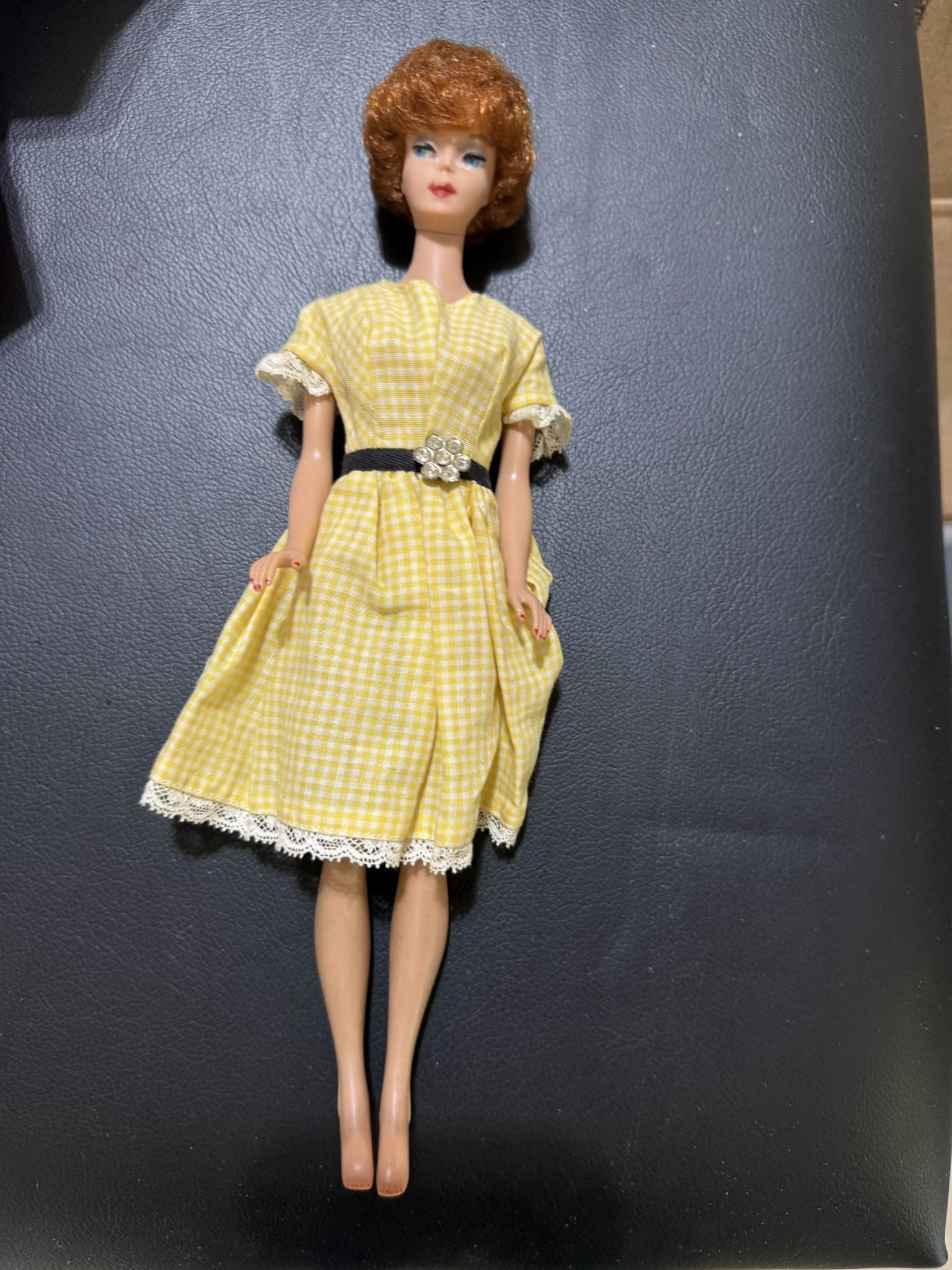 Vintage 1962 Red Hair Bubble Cut Barbie Doll