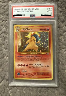 typhlosion psa 9 japanese neo