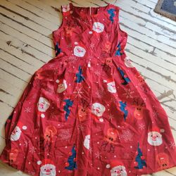 Christmas Ugly Dress Womens Large