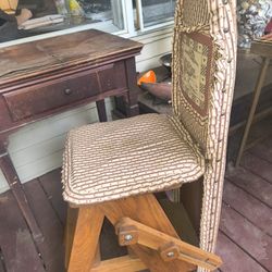 1920s Chair/Stepping Stool/Powering Board, Otherwise Known As The Bachelor's Chair
