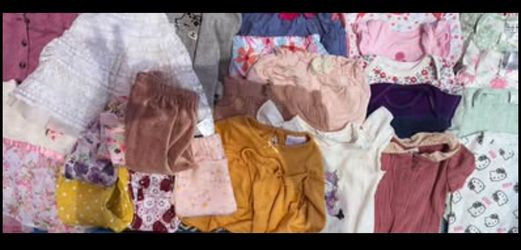 0-3 months Baby Girl clothes 34 items.