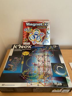 K’NEX Looping Lightning Coaster + Magnetix Bonus