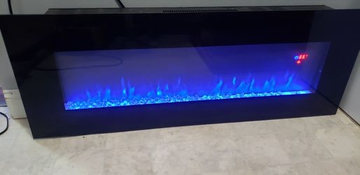 50 Inch Electric Fireplace With Remote 