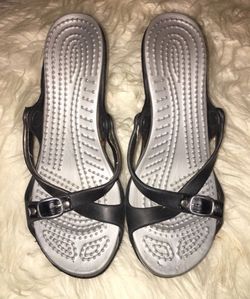 Crocs wedge heels great Condition Sz 7
