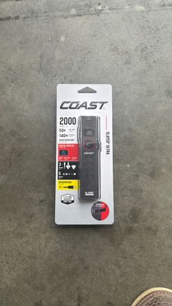 Coast 2000 lumens rechargeable flashlight