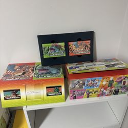 Nintendo Switch Pokémon FireRed Special Edition - No game or glass set. Boxes only