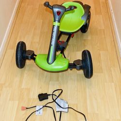 Rollplay 6V Flex Kart Powered Ride-On (grey & lime green)