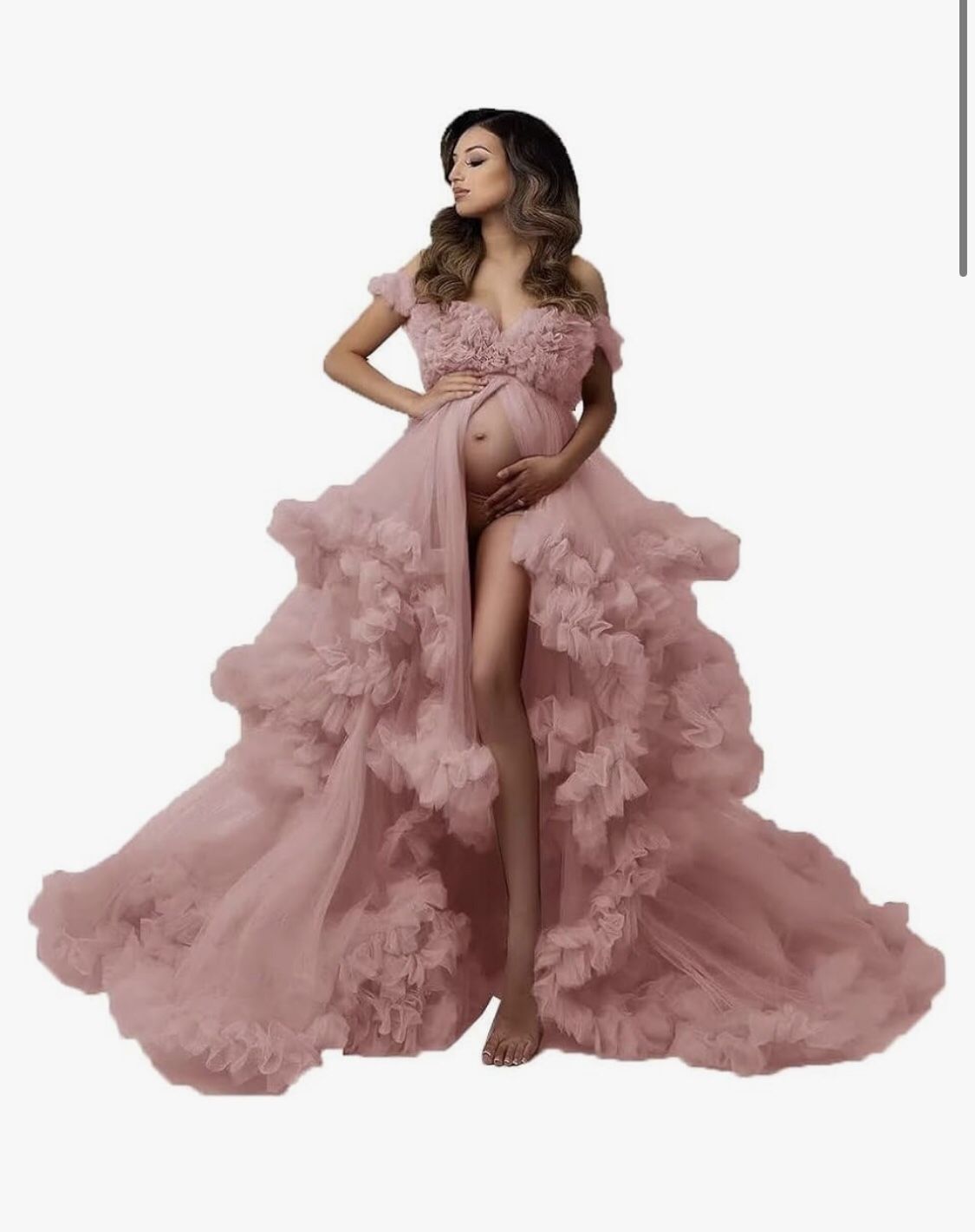 Tulle Maternity Dress