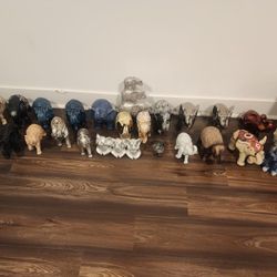 Elephants Decor and Elephant Lamp