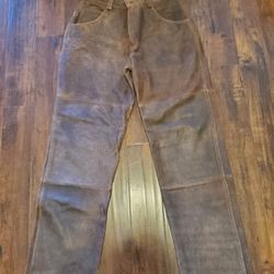 Mens Genuine Wilsons Leather Pants Size 36