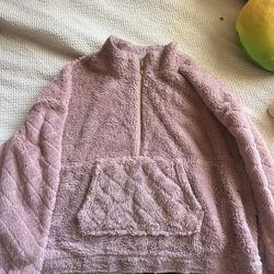 Pink Fuzzy Hoodie