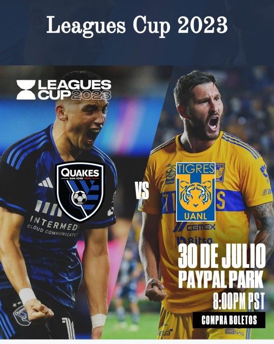 San Jose Earthquakes Vs TIGRES UANL @ Paypal Stadium