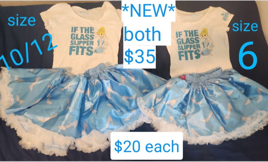 *New* Cindarella Outfits x2