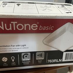 VENTILATION FAN with LIGHT NUTONE 763RLN  Cross Streets 83Rd Ave. North Of Indian School Road If You See It, I Have It 