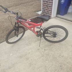 “Dynacraft Gauntlet Mountain Bike – 18 Speed Dual Suspension – Ready to Ride”