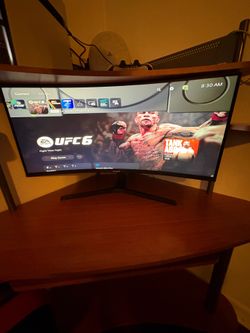 34” curved Gaming Monitor / Desk