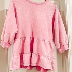 Pastel Pink Peplum Babydoll Sweater