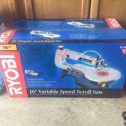 Ryobi 16”Variable Speed Scroll Saw