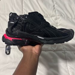 Black Balenciaga Led Runners
