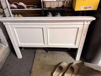 White bunk beds
