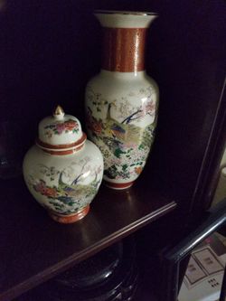 Satsumi Japanese Vases