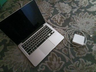 MacBook Pro and charger