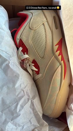 Air Jordan 5 Retro Low sz 12.5 Chinese New Year