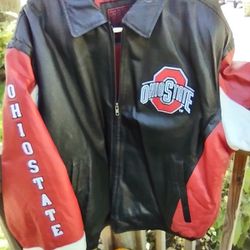 OSU XL Leather Jacket 