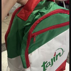 Tajin Chili Seasoning Back Pack Bookbag