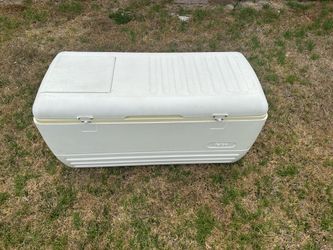 Large white cooler